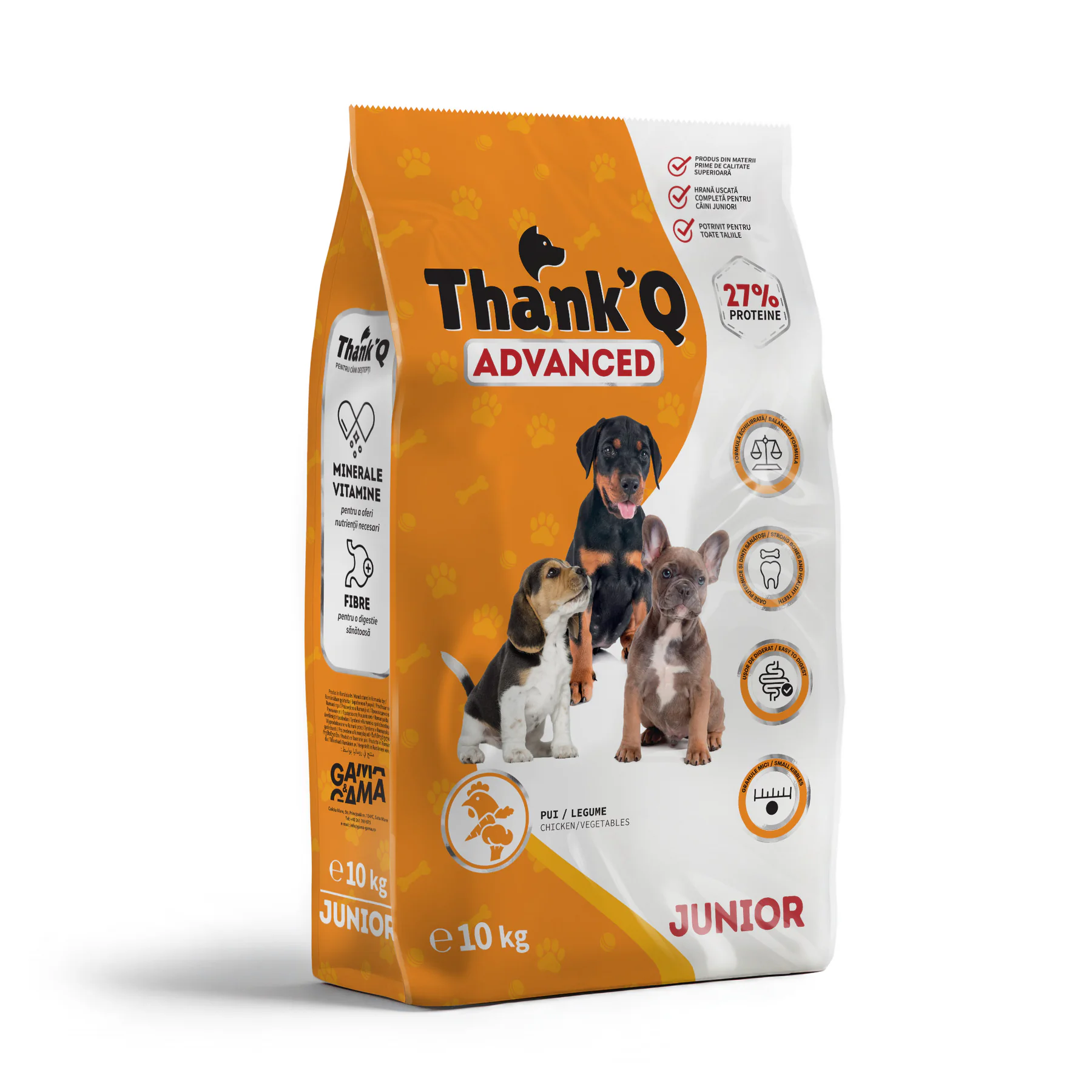 Thank’Q ADVANCED JUNIOR CHICKEN sucha karma dla szczeniąt 10 kg