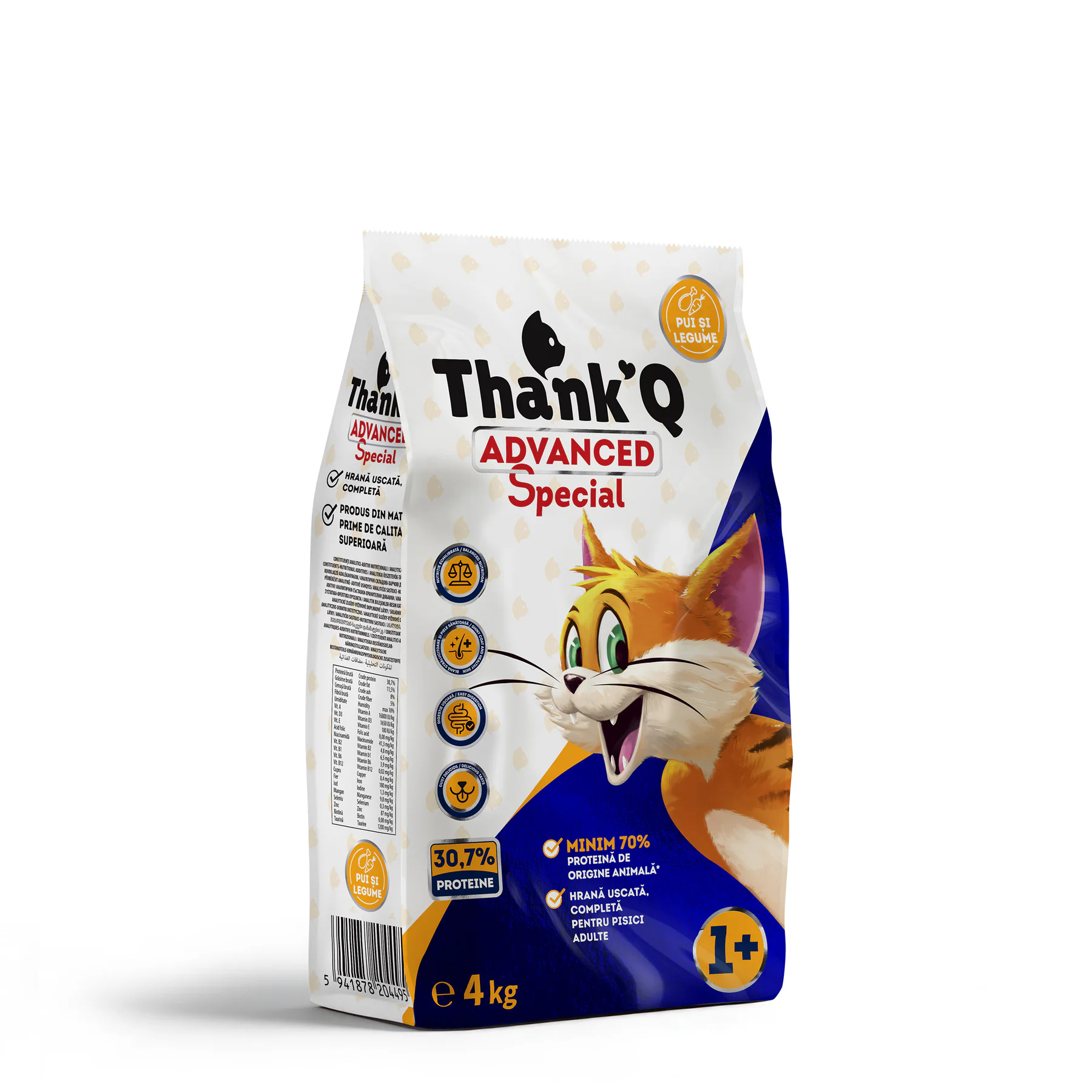 Thank’Q CAT ADVANCED SPECIAL CHICKEN sucha karma dla kotów 4 kg