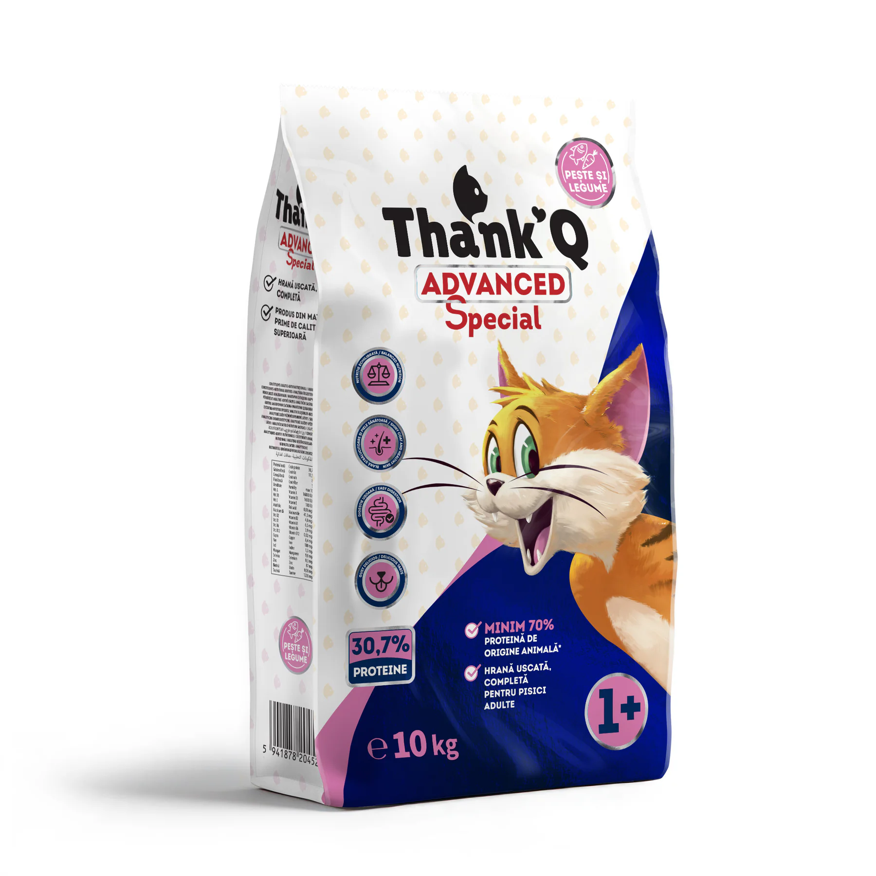 Thank’Q CAT ADVANCED SPECIAL FISH sucha karma dla kotów 10 kg