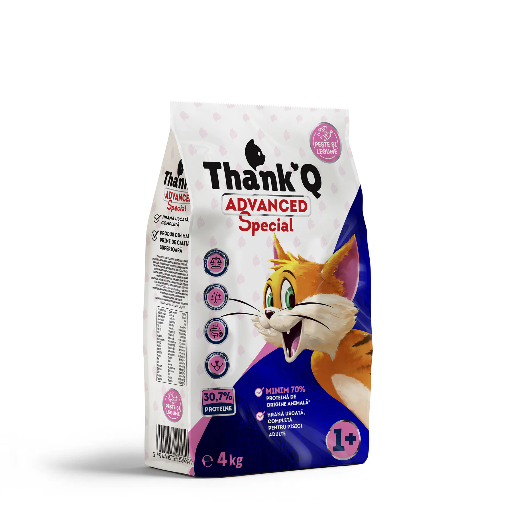 Thank’Q CAT ADVANCED SPECIAL FISH sucha karma dla kotów 4 kg