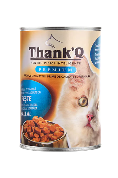 Thank’Q KOT z rybą dla kotów w puszce 415g