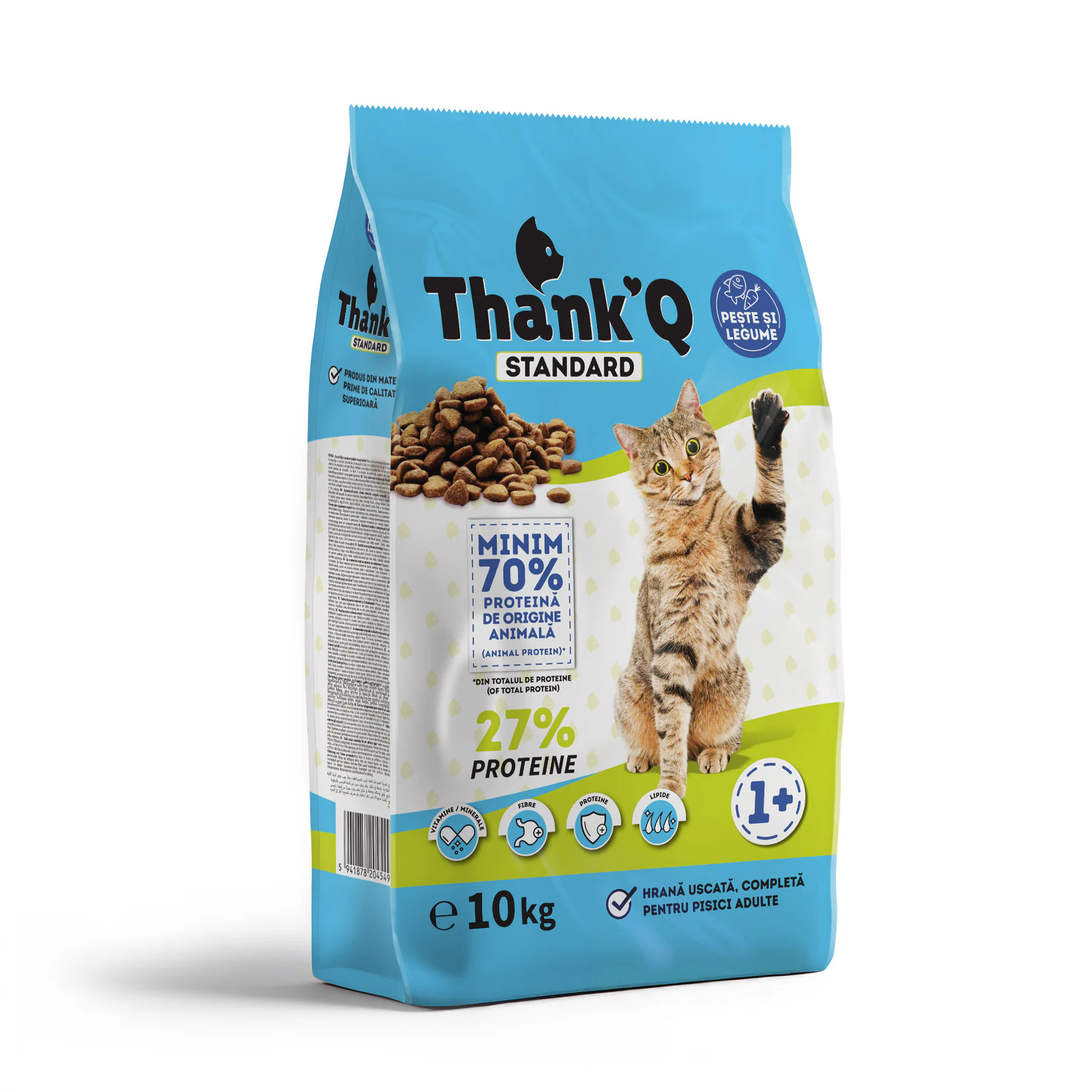 Thank’Q CAT STANDARD FISH sucha karma dla kotów 10 kg