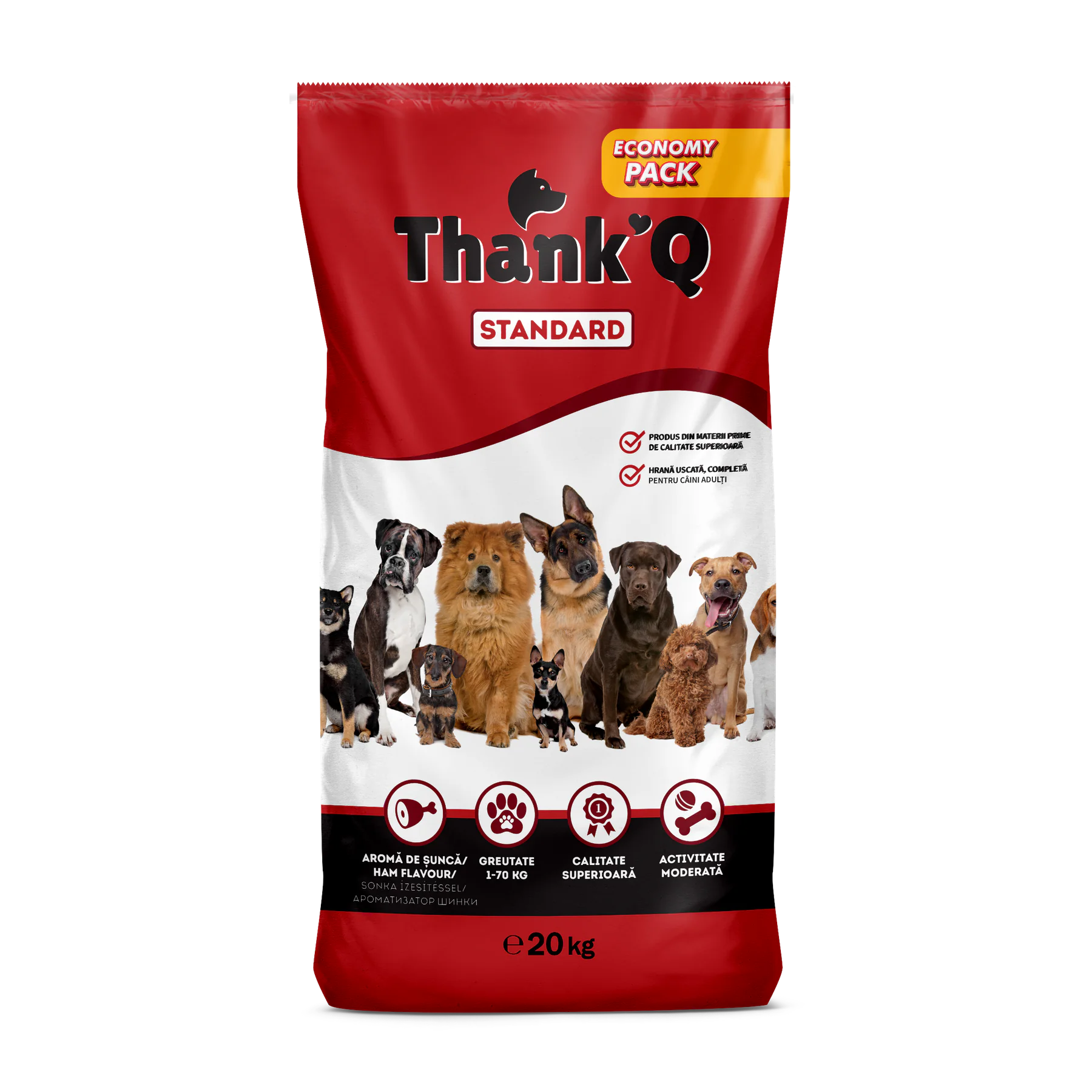 Thank’Q STANDARD Karma dla psa o smaku szynki 20 kg