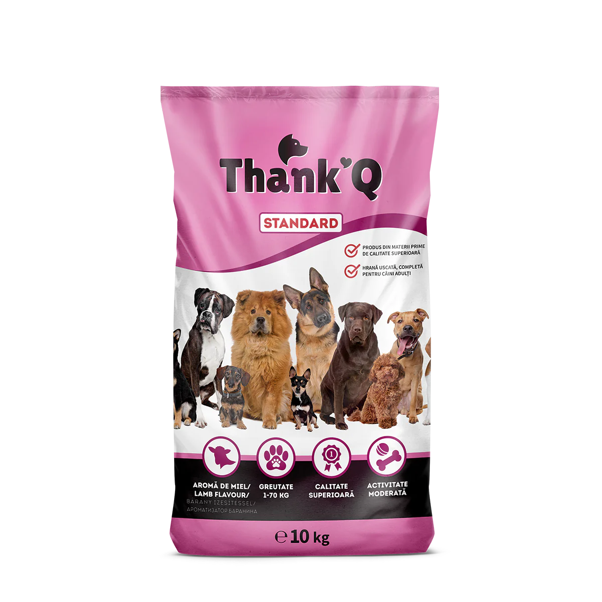 Thank’Q STANDARD Karma dla psa o smaku jagnięciny 10 kg