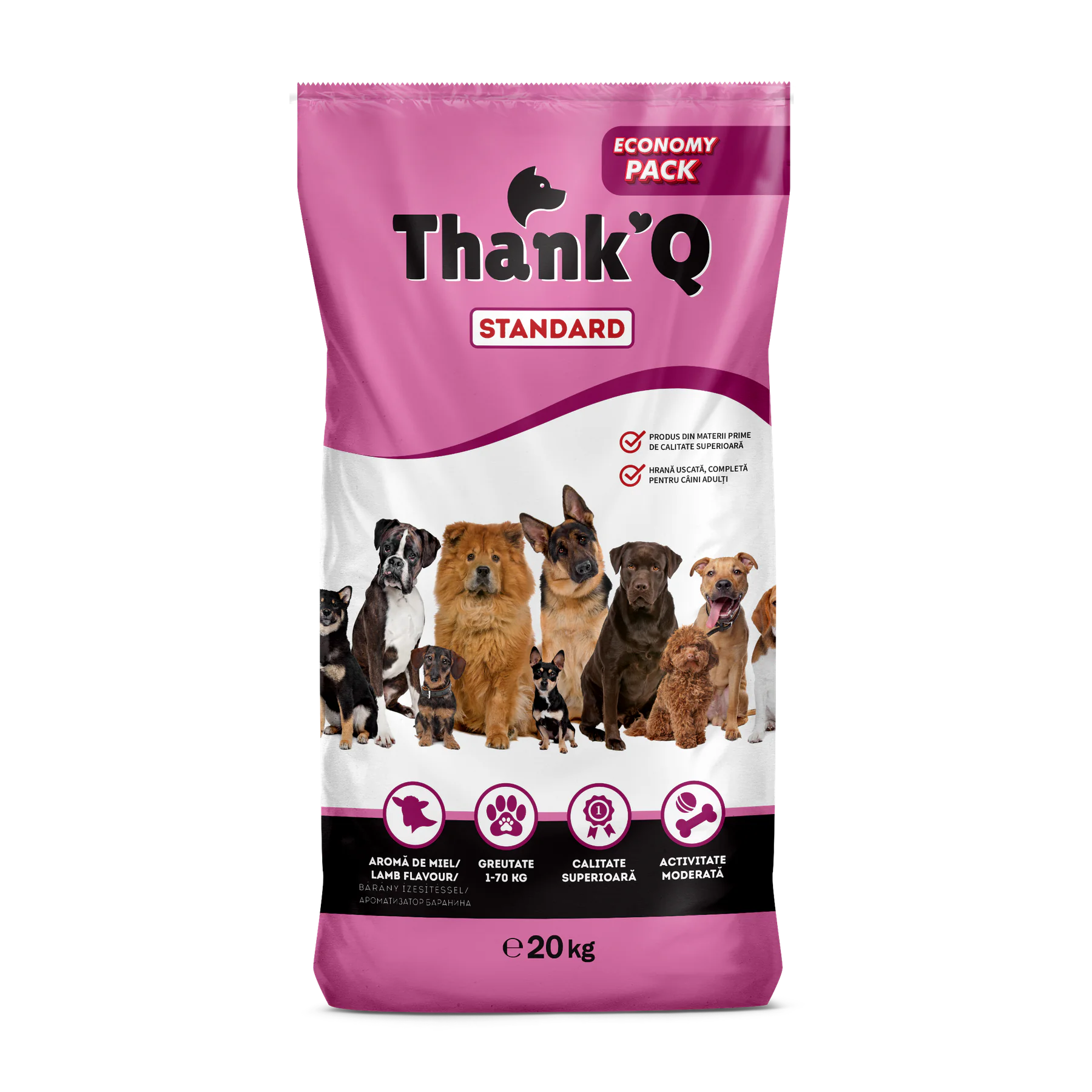 Thank’Q STANDARD Karma dla psa o smaku jagnięciny 20 kg